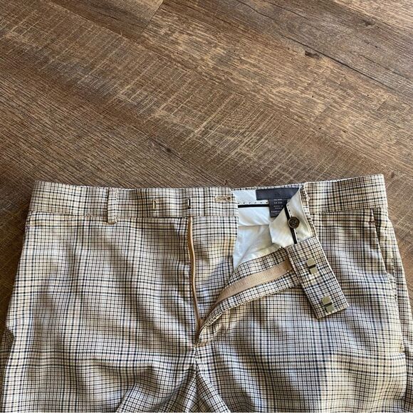 H&M Slim Fit Pants Houndstooth Plaid 33 Regular Men’s Preppy - Picture 2 of 15